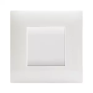 włącznik światła minimalistyczny biały