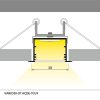 profil LED wpustowy VARIO30-07 ACDE-9/U9 - odcinek 2m - obrazek 5