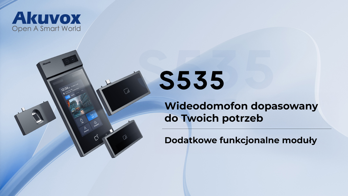 Wideodomofon dotykowy Akuvox S535 5" LCD 2mpx LINUX PoE - obrazek 5